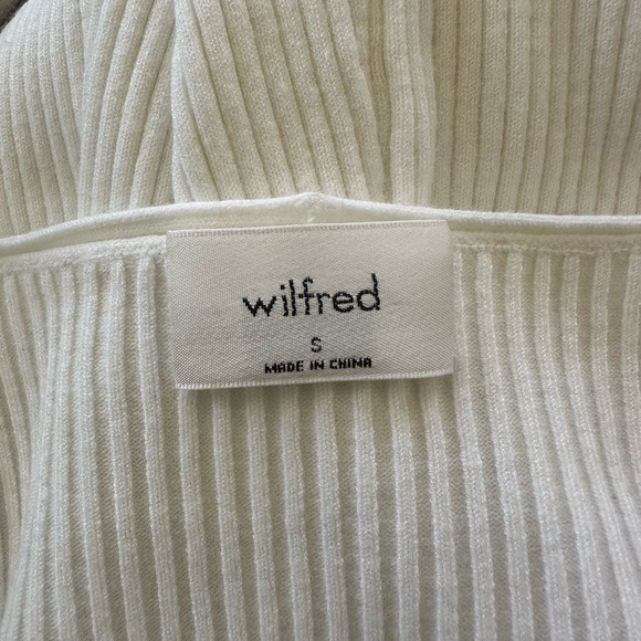 Wilfred by Aritzia White Long Sleeve Bodycon Dress - Picture 6 of 6